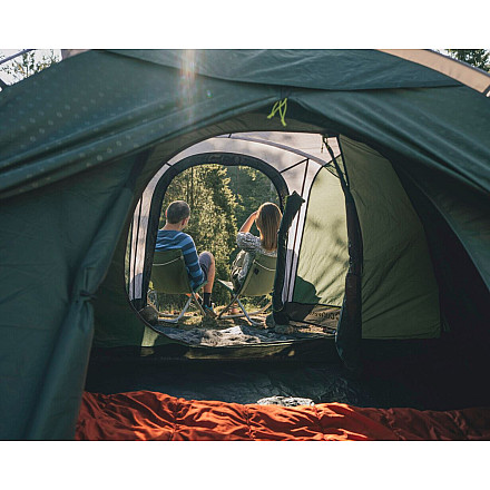 Outwell Earth 3 Plus Two room Tunnet Tent for 3 persons, Green, Grey | Outwell - 8