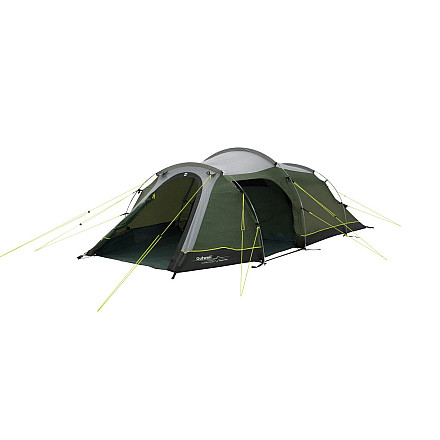 Outwell Earth 3 Plus Two room Tunnet Tent for 3 persons, Green, Grey | Outwell - 2