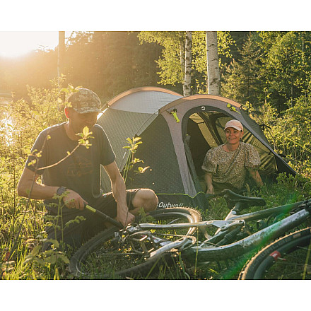 Outwell Earth 5 Plus Two room Tunnet Tent for 5 persons, Green, Grey | Outwell - 8