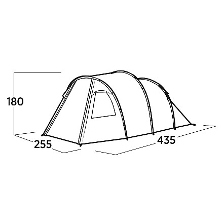 Easy Camp Hidra 5 Tunnel Tent for 5 persons, Green | Easy Camp - 5