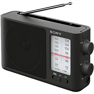 Sony | ICF-506 | 5 W | Czarny | Radio analogowe