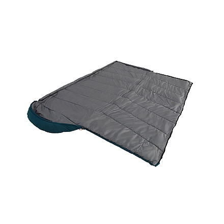 Easy Camp Raven I Square 2°C, 220 x 80 cm, Two-way open-end, L-shaped, autolock, Teal, Blue | Easy Camp - 2