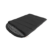 Easy Camp Raven Square Double 5°C, 220 x 150 cm, Two-way open-end, L-shaped, autolock, Teal, Black | Easy Camp