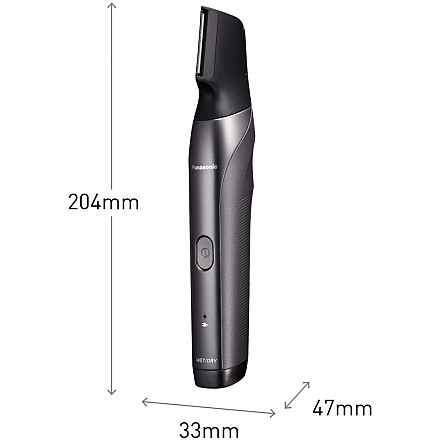 Panasonic | Trymer do włosów | ER-GY60-H503 | Liczba kroków długości 20 | Dokładność kroku 0,5 mm | Czarny/Srebrny | Bezprzewodowy | Wet & Dry - 6