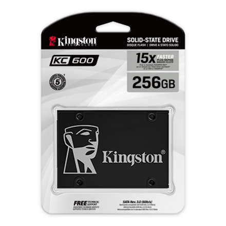 Kingston KC600 256 GB Format SSD 2,5