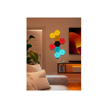 Nanoleaf Shapes Чорний Стартовий набір Шестикутники (9 панелей) Nanoleaf - 5