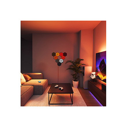 Nanoleaf Shapes Чорний Стартовий набір Шестикутники (9 панелей) Nanoleaf - 4