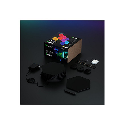 Nanoleaf Shapes Чорний Стартовий набір Шестикутники (9 панелей) Nanoleaf - 3