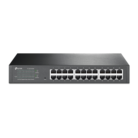 TP-LINK | Przełącznik | TL-SG1024DE | Zarządzalny przez sieć | Możliwość montażu w szafie | Ilość portów 1 Gb/s (RJ-45) 24 | Ilość portów PoE | Rodzaj zasilania | 36 miesięcy - 1