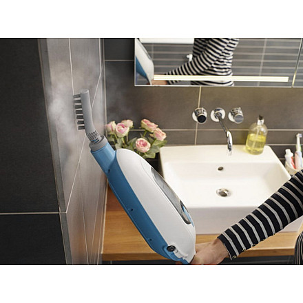 BLACK & DECKER | Steam mop | FSMH13E10-QS | Power 1300 W | Water tank capacity 0.38 L | White/Blue - 6