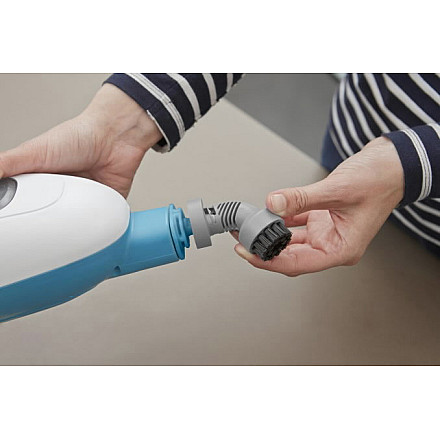 BLACK & DECKER | Steam mop | FSMH13E10-QS | Power 1300 W | Water tank capacity 0.38 L | White/Blue - 3
