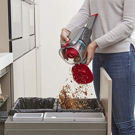 BLACK & DECKER Vacuum Cleaner | BHHV315B-QW | Cordless operating | Handstick | 12 V | Gray/Red - 5