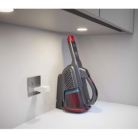 BLACK & DECKER Vacuum Cleaner | BHHV315B-QW | Cordless operating | Handstick | 12 V | Gray/Red - 4