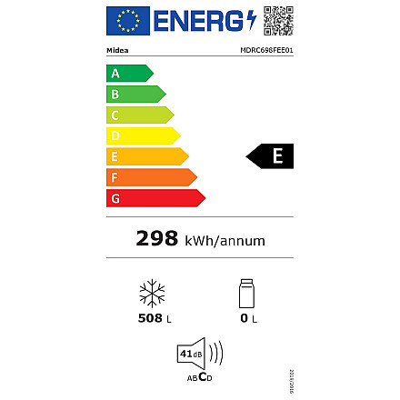 Midea Freezer MDRC698FEE01 Energy efficiency class E Chest - 1