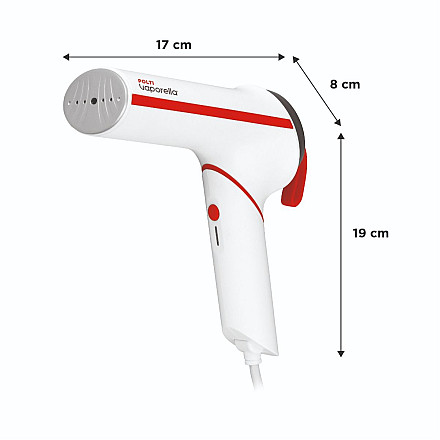 Polti Steamer | PLEU0272 Vaporella Vertical Styler GSM50R | Handheld | 800 W | 0.085 L | 16 g/min | White/Red - 2