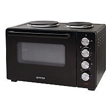 Gorenje | Mini Oven | OM30GBX | 30 L | Number of burners/cooking zones 2 | 1600 W | Black