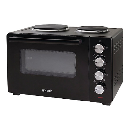 Gorenje | Mini Oven | OM30GBX | 30 L | Number of burners/cooking zones 2 | 1600 W | Black - 1