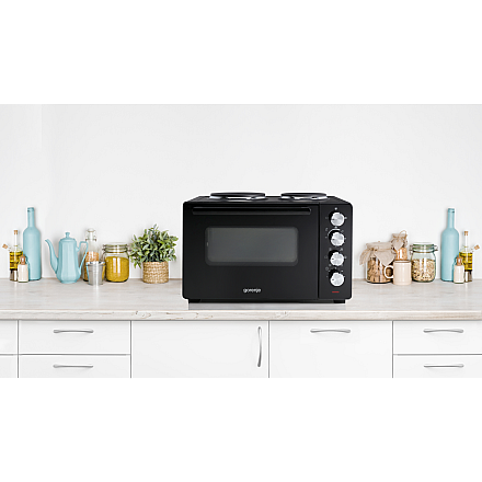 Gorenje | Mini Oven | OM30GBX | 30 L | Number of burners/cooking zones 2 | 1600 W | Black - 6