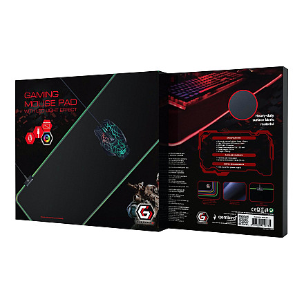 Cablexpert Gaming mouse pad with LED light effect, Large-size - 7