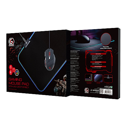 Cablexpert Gaming mouse pad with LED light effect, M-size MP-GAMELED-M - 7