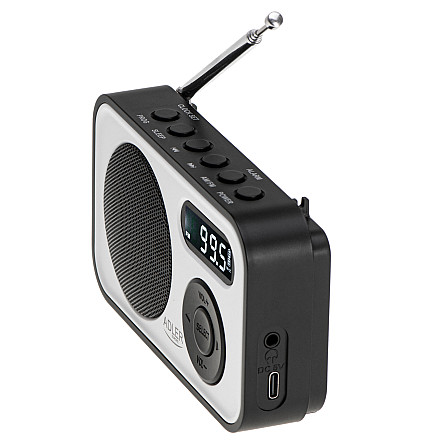 Adler | PLL AM/FM Digital Radio | AD 1906 | Alarm function | White/Black - 3