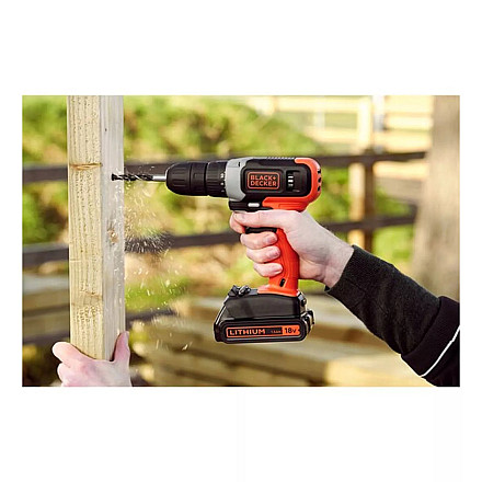 BLACK & DECKER | Cordless Drill Driver | BCD001C2-QW | 18 V | 2x1.5 Ah | Lithium - 2