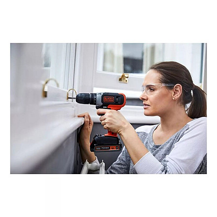 BLACK & DECKER | Cordless Drill Driver | BCD001C2-QW | 18 V | 2x1.5 Ah | Lithium - 4