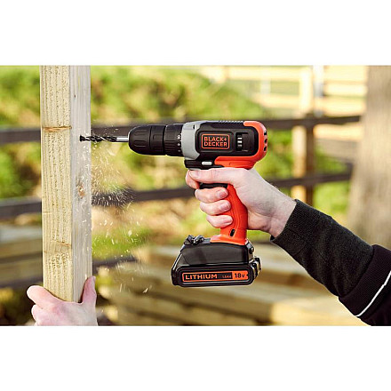 BLACK & DECKER | Cordless Drill Driver | BCD001C1-QW | 18 V | 1.5 Ah | Lithium - 4