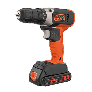 BLACK & DECKER Cordless Drill Driver BCD001C1-QW 18 V