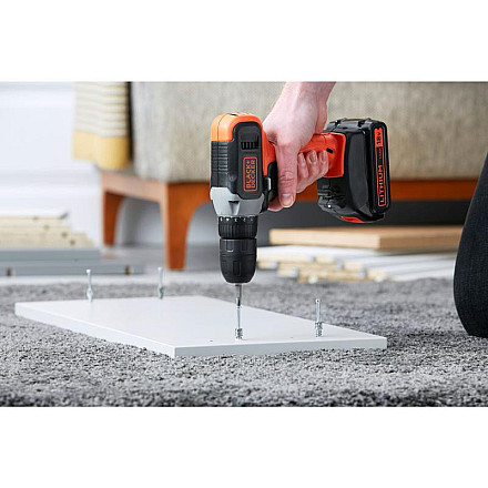 BLACK & DECKER | Cordless Drill Driver | BCD001C1-QW | 18 V | 1.5 Ah | Lithium - 5