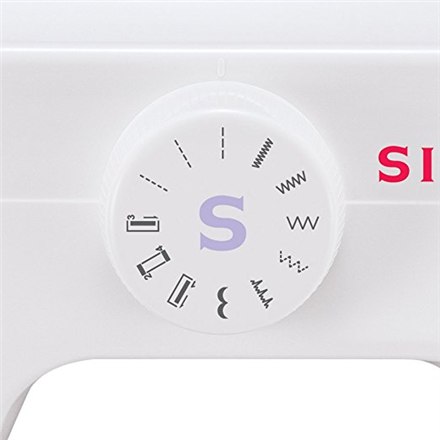 Singer | START 1306 | Maszyna do szycia | Liczba ściegów 6 | Liczba dziurek na guziki 4 | Biały - 10