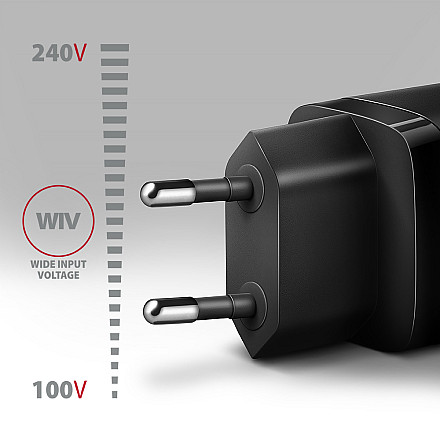 AXAGON Sil wallcharger 1x port USB-C, PD3.0/PPS/QC4+/SFC/AFC/Apple, 30W | ACU-PD30 - 2