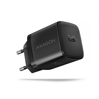AXAGON Sil wallcharger 1x port USB-C, PD3.0/PPS/QC4+/SFC/AFC/Apple, 30W | ACU-PD30