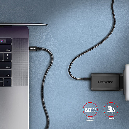 AXAGON Data and charging USB 3.2 Gen1 cable, 3 m | BUCM3-CM30AB | USB Type C - USB Type C - 4