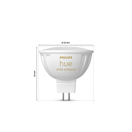 Philips Hue WA 12V MR16 | GU5.3 | 5.1 W | Warm to cool white light - 4