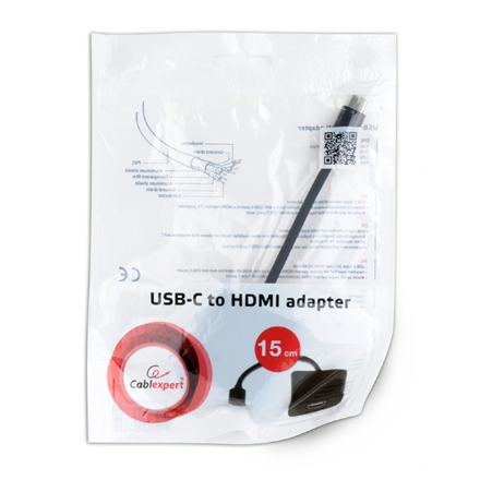Адаптер wideo Cablexpert 19-pinowe HDMI typu A жіночі 24-pinowe USB-C - 2