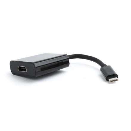 Адаптер wideo Cablexpert 19-pinowe HDMI typu A жіночі 24-pinowe USB-C - 3