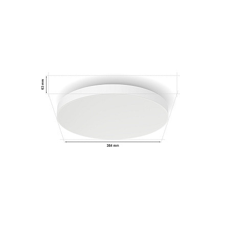 Philips Hue Datura Ceiling Light Small 38.4cm | Philips Hue Datura Ceiling Light Small 38.4cm | 48 W - 3