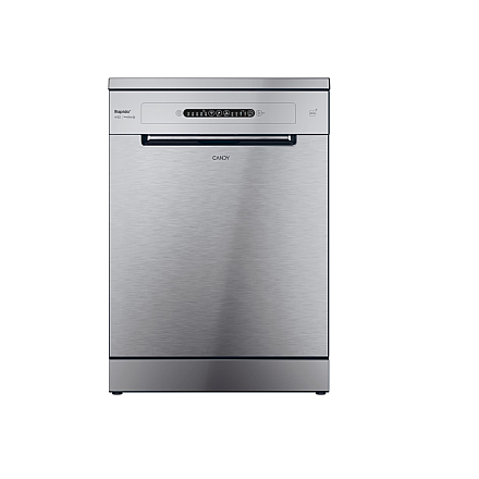 Candy Dishwasher | CF 3C7L0X | Free standing | Width 60 cm | Number of place settings 13 | Number of programs 5 | Energy efficiency class C | Stainless steel - 1