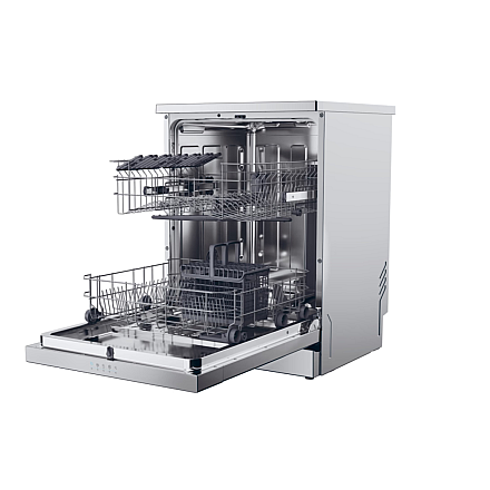 Candy Dishwasher | CF 3C7L0X | Free standing | Width 60 cm | Number of place settings 13 | Number of programs 5 | Energy efficiency class C | Stainless steel - 8