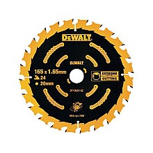 DEWALT | DT10624-QZ Cutting Disc for Wood, 165 x 20 mm