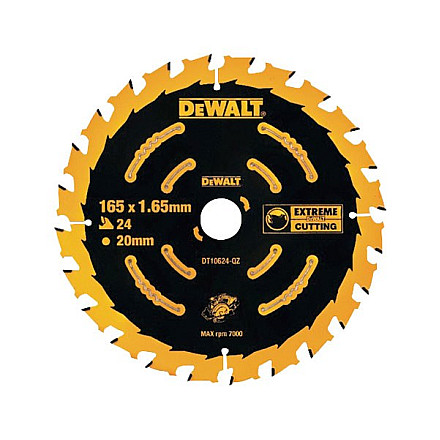 DEWALT | DT10624-QZ Cutting Disc for Wood, 165 x 20 mm - 1