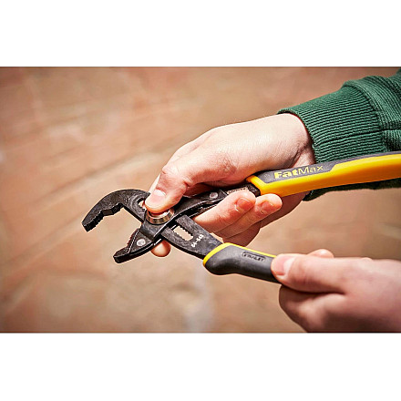 Stanley Fatmax 250mm Push Button Multigrip Pliers | 0-84-648 - 5