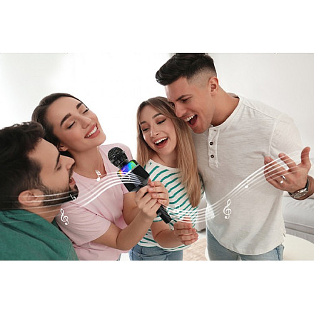 Gembird Wireless Karaoke Microphone | MICBT-01-BK | 3.5mm, Bluetooth | Black - 6