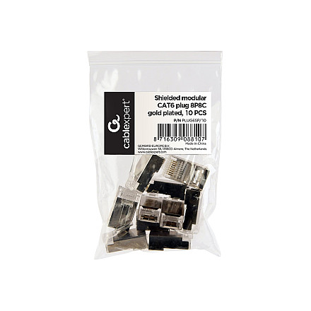 Cablexpert Shielded modular CAT6 plug 30u