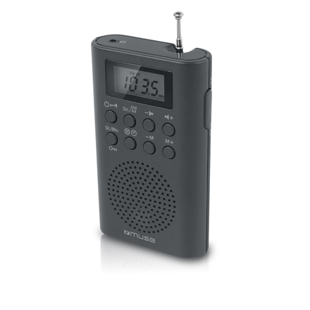 Muse | M-03R | Kieszonkowe radio | чорний - 1