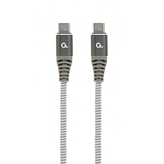 Cablexpert 100 W Type-C Power Delivery (PD) premium charging and data cable, 1.5 m | CC-USB2B-CMCM100-1.5M