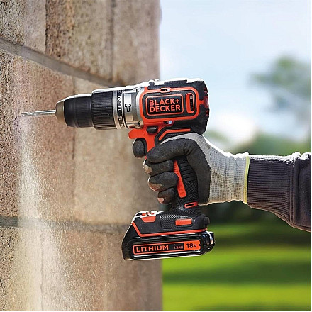 BLACK & DECKER 18V Drill Driver with 2x2.0 Ah Batteries | BCD383D2XK-QW - 3
