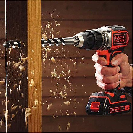 BLACK & DECKER 18V Drill Driver with 2x2.0 Ah Batteries | BCD383D2XK-QW - 4
