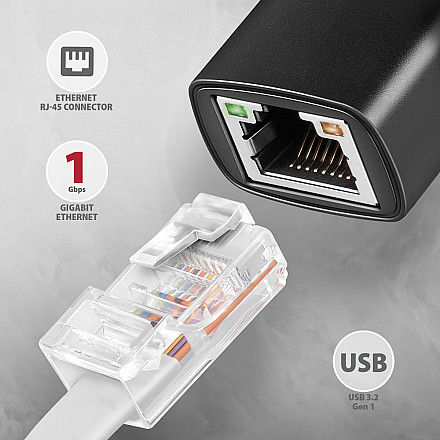 AXAGON ADE-ARC USB-C Gigabit Ethernet Адаптер - 2
